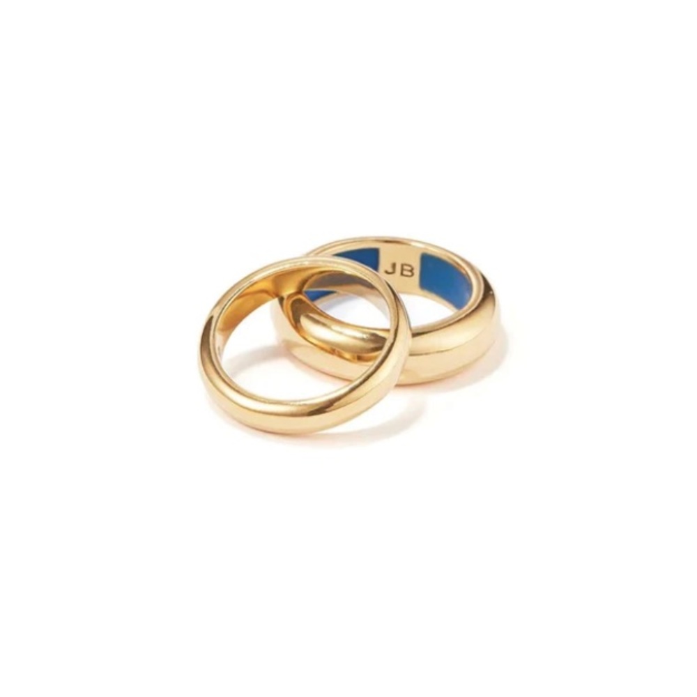 NWT Jenny Bird Summer ‘21 Pinky Ring Set/Gold size 3
